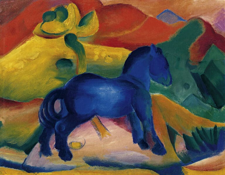 Petit cheval bleu – Franz Marc Franz Marc