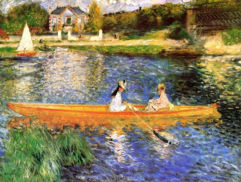 La Seine à Asnières alias L’esquif – Pierre-Auguste Renoir Pierre-Auguste Renoir