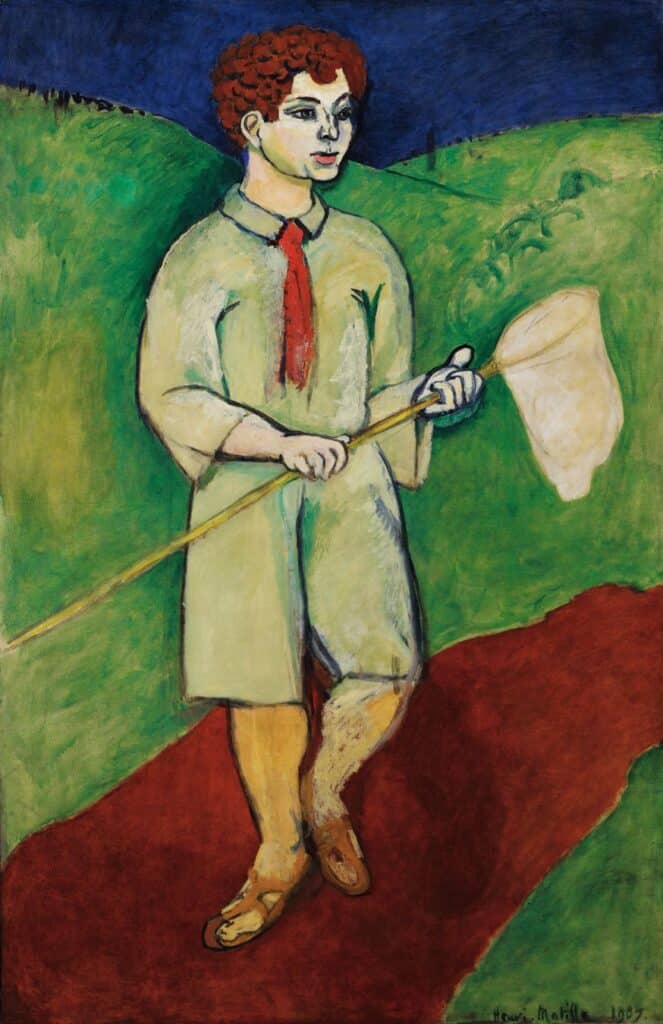 Garçon avec un filet à papillons – Matisse Henri Matisse