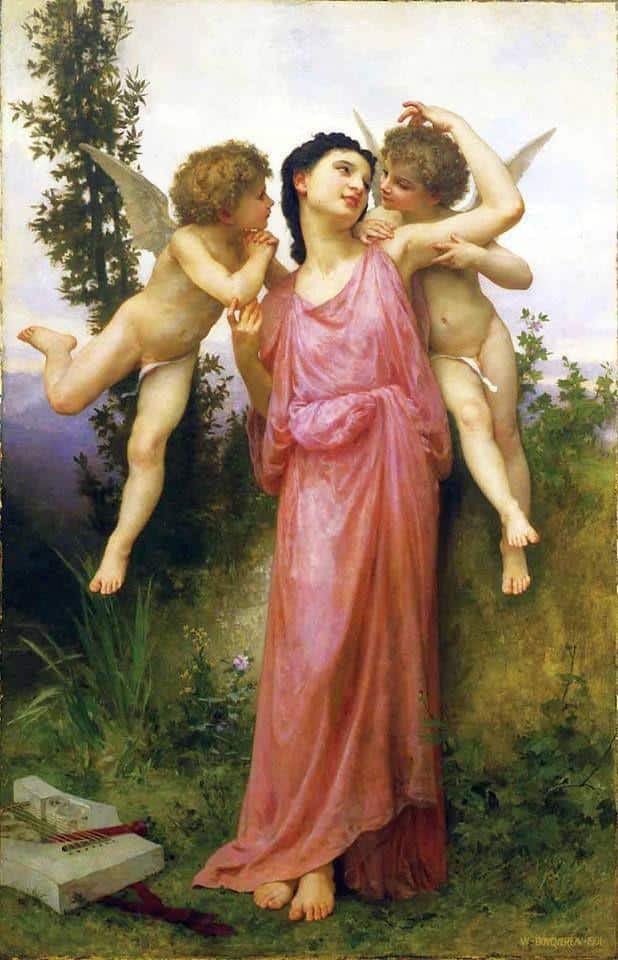 Pensées tendres – William Bouguereau William Bouguereau