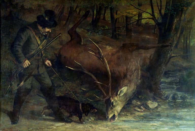 La mort du cerf – Gustave Courbet Gustave Courbet