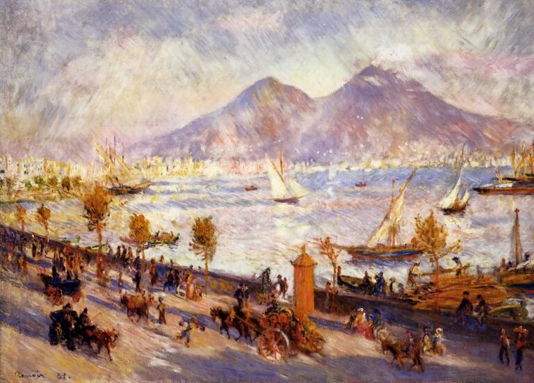 Le Mont Vésuve au matin – Pierre-Auguste Renoir Pierre-Auguste Renoir