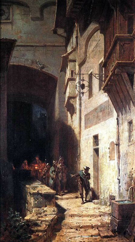 La garde de foule – Carl Spitzweg Carl Spitzweg