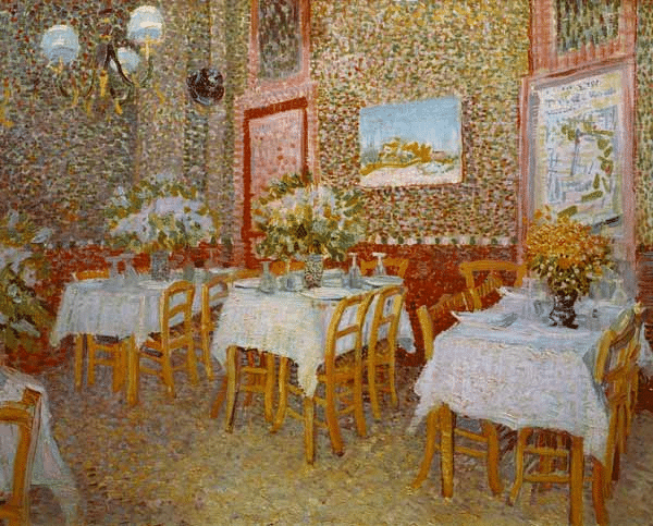 Interieur d’un restaurant – Vincent van Gogh Vincent Van Gogh