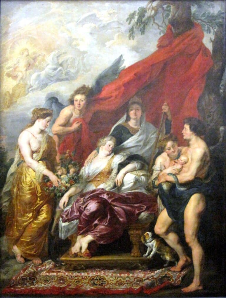 Naissance de Louis XIII à Fontainebleau – Peter Paul Rubens Peter Paul Rubens