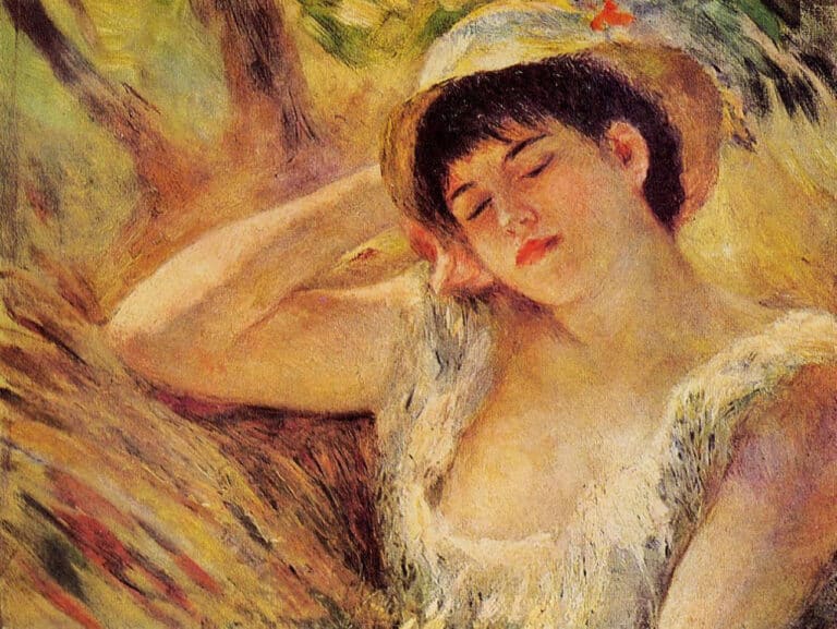 Le dormeur – Pierre-Auguste Renoir Pierre-Auguste Renoir