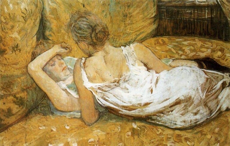 Les deux amies – Toulouse Lautrec Henri de Toulouse-Lautrec