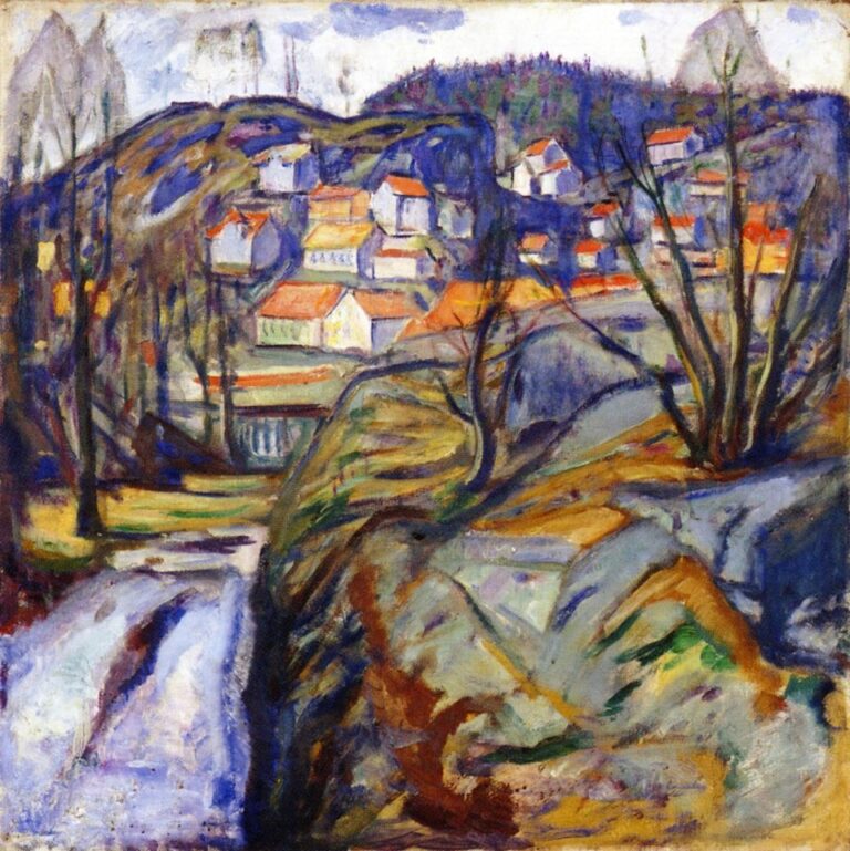 Printemps à Kragero – Edvard Munch Edvard Munch