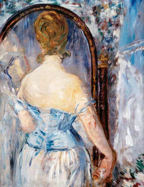 Femme devant le miroir – Edouard Manet Édouard Manet