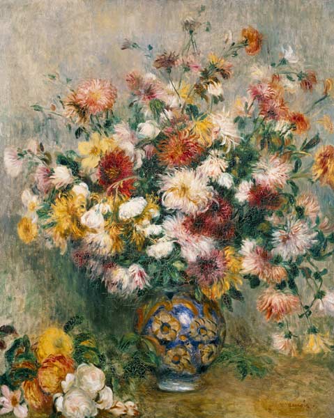 Dahlias – Pierre-Auguste Renoir Pierre-Auguste Renoir