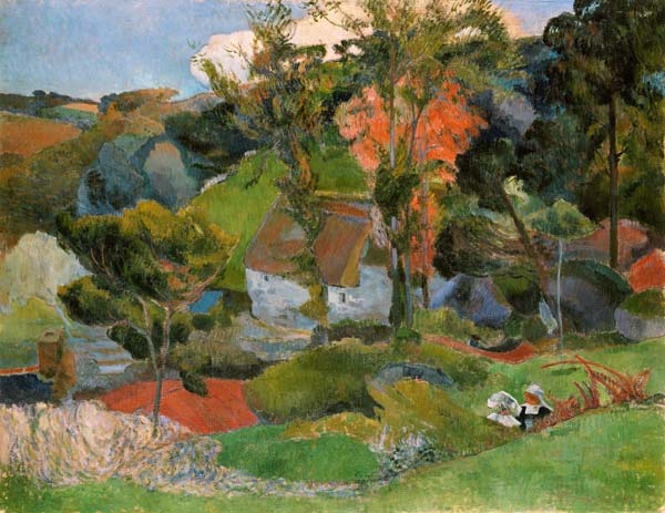 Paysage à Pont Aven – Paul Gauguin Paul Gauguin