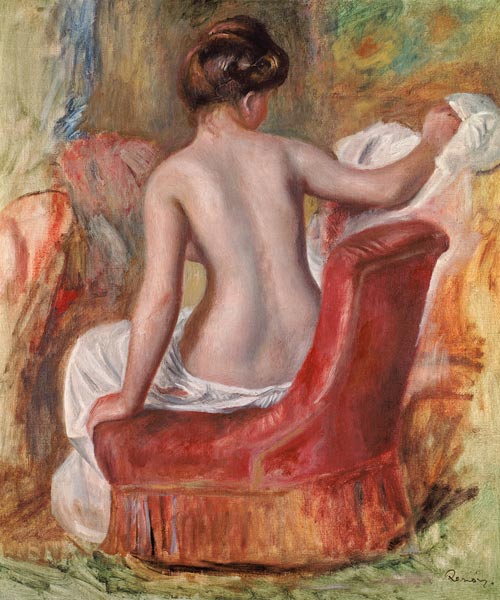 Femme nue dans un fauteuil – Pierre-Auguste Renoir Pierre-Auguste Renoir