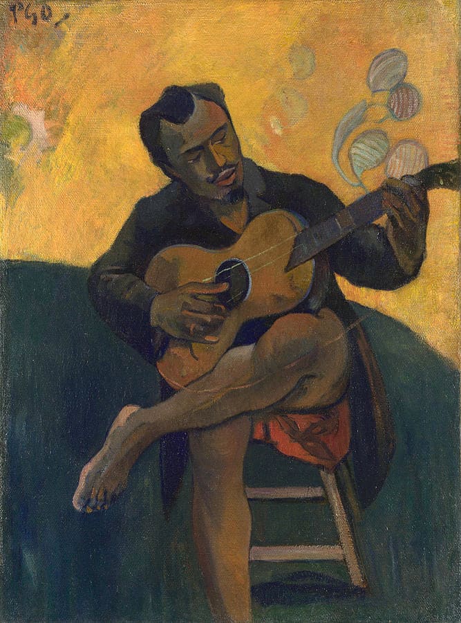 Le joueur de guitare – Paul Gauguin Paul Gauguin