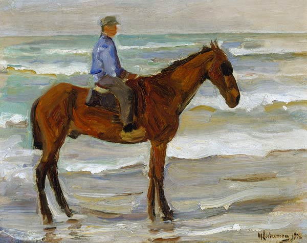 Cavaliers sur la plage – Max Liebermann Max Liebermann