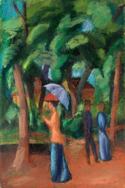 Promenade dans le parc – August Macke August Macke