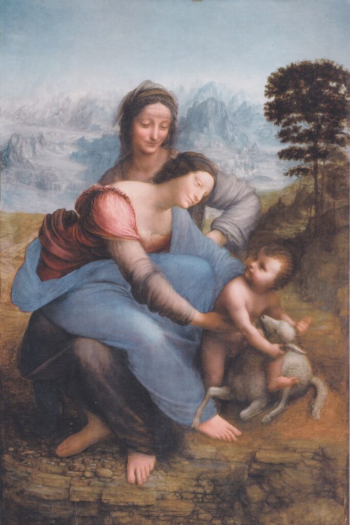 La Vierge à l’Enfant avec sainte Anne – Léonard de Vinci Léonard de Vinci