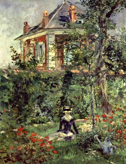 Marguerite dans le jardin de Bellevue – Edouard Manet Édouard Manet