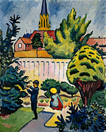 Enfants dans le jardin – August Macke August Macke