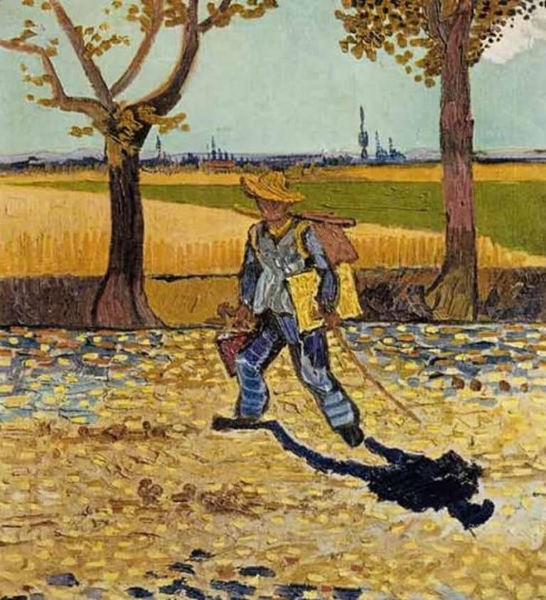 Le peintre sur le chemin de travail – Van Gogh Vincent Van Gogh