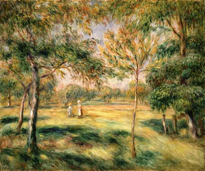 Dans le jardin – Pierre-Auguste Renoir Pierre-Auguste Renoir