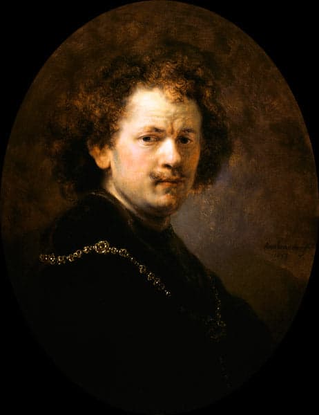 Auto-portrait avec la tête entbloesstem – Rembrandt van Rijn Rembrandt van Rijn