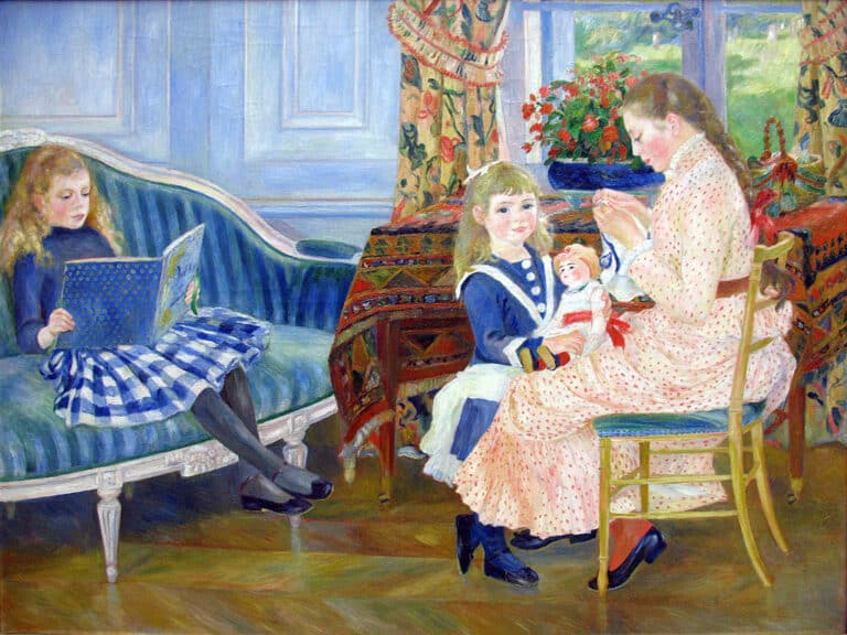 L’aprèsmidi des enfants à Wargemont – Pierre-Auguste Renoir Pierre-Auguste Renoir