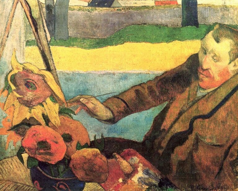 Van Gogh peignant des tournesols – Paul Gauguin Paul Gauguin