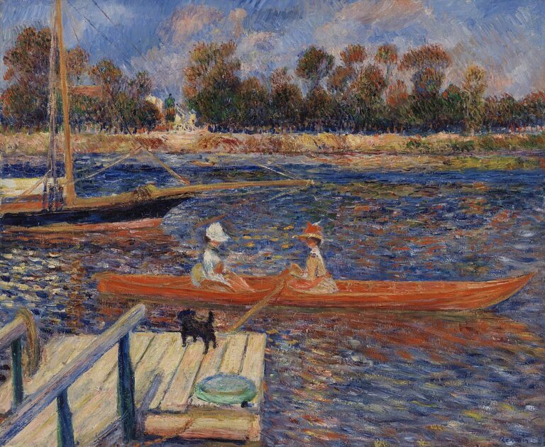 Une Seine à Argenteuil – Pierre-Auguste Renoir Pierre-Auguste Renoir