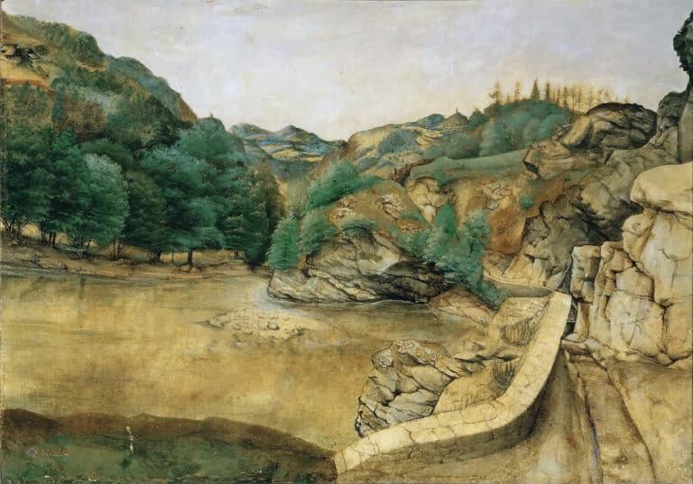 Chemin dans les Alpes, 1495 Bois véritable Monaste – Albrecht Dürer Albrecht Dürer