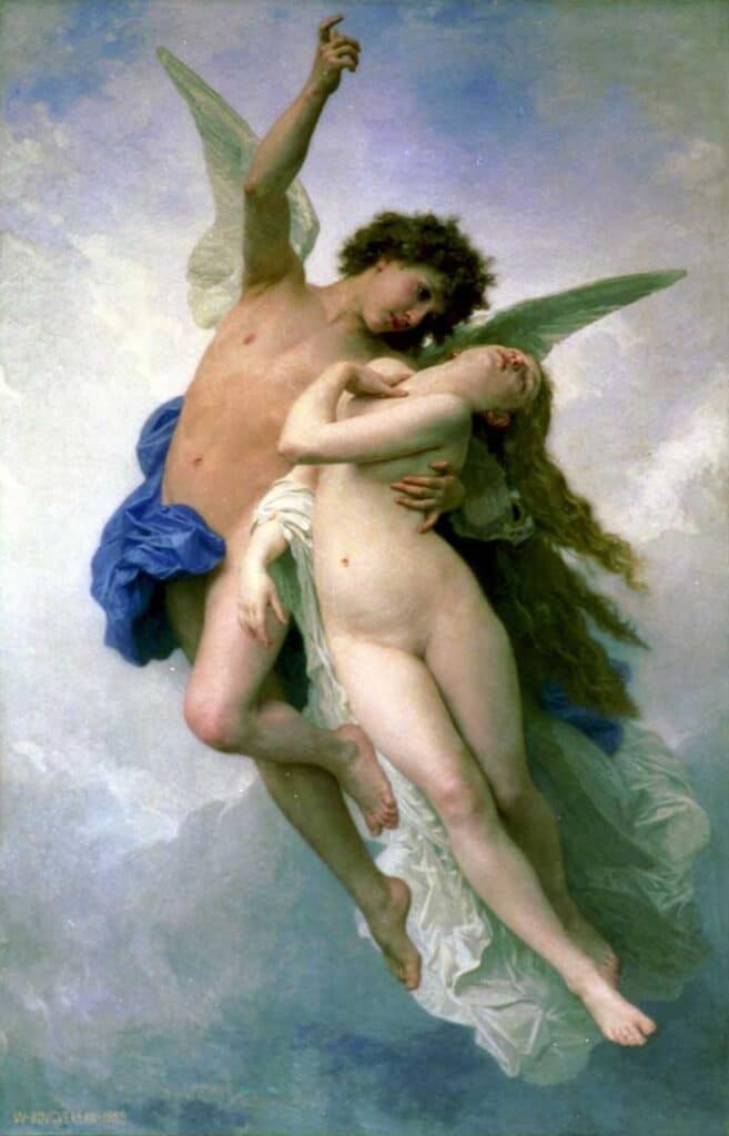 Psyche et L’Amour – William Bouguereau William Bouguereau