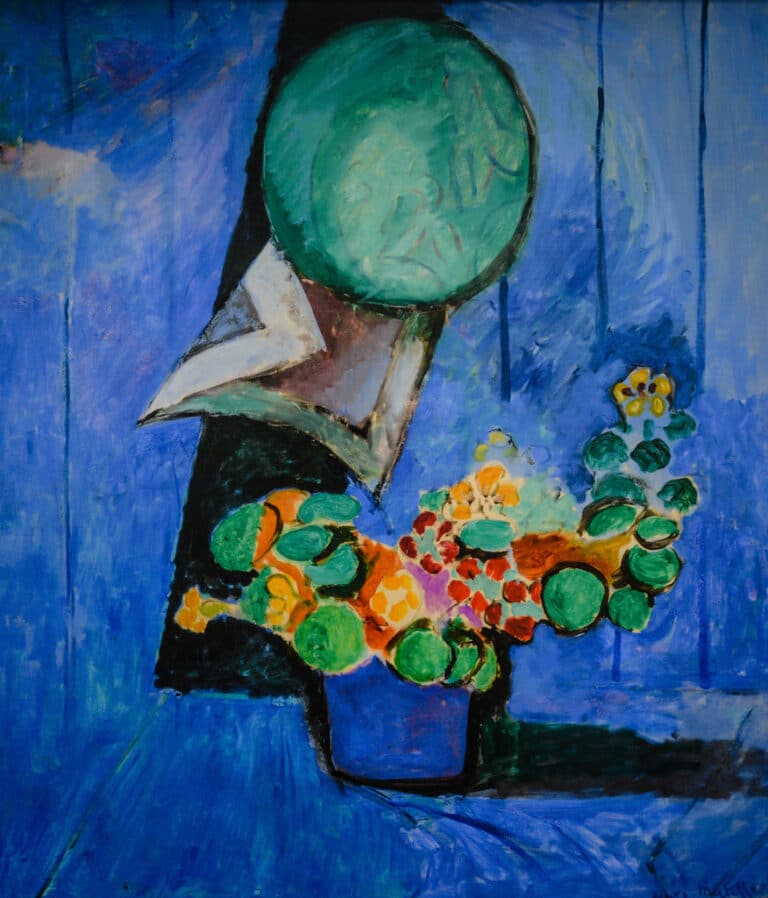 Fleurs et assiette en céramique – Matisse Henri Matisse