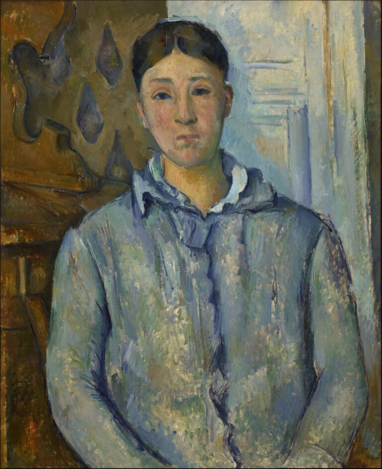 Madame Cézanne en bleu – Paul Cézanne Paul Cézanne