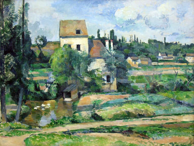 Moulin de la Couleuvre à Pontoise – Paul Cézanne Paul Cézanne