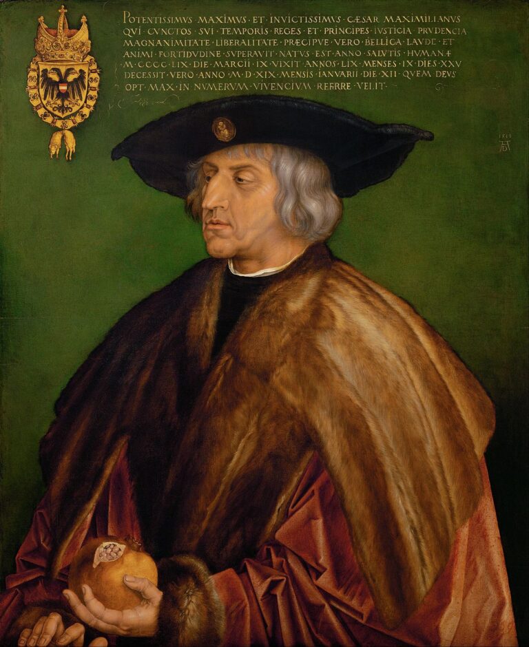 Portrait de l’empereur Maximilien Ier – Albrecht Dürer Albrecht Dürer