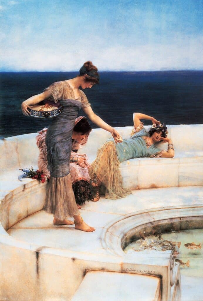 Favoris en argent – Lawrence Alma-Tadema Lawrence Alma-Tadema