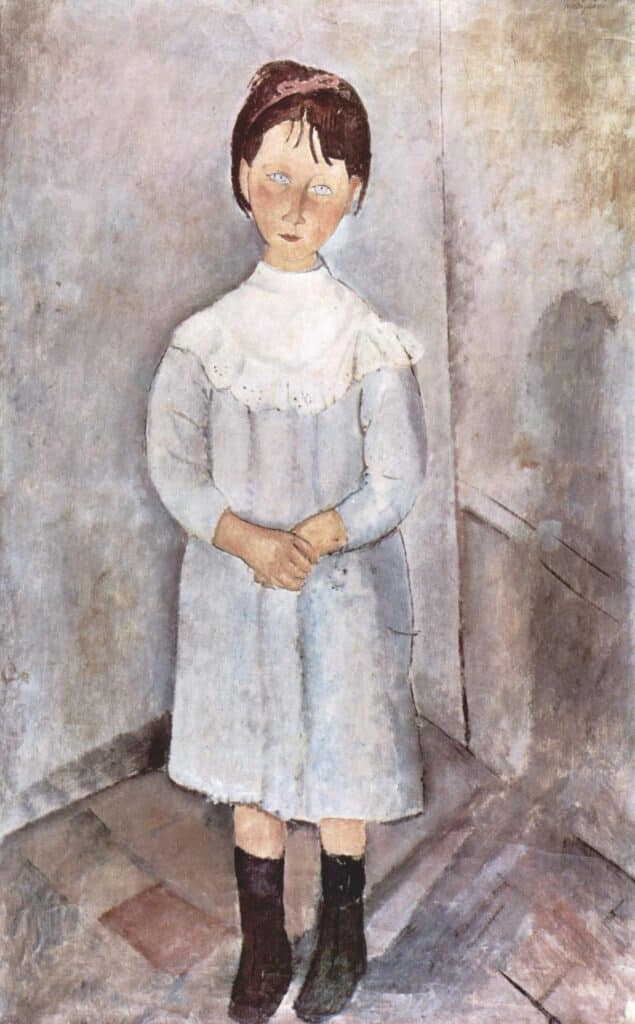 Fillette en bleu – Amedeo Modigliani Amedeo Modigliani