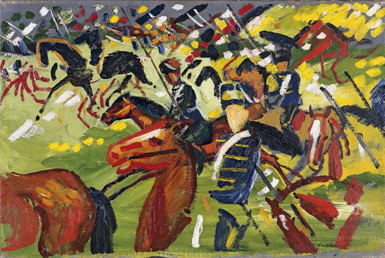 Hussards en sortie – August Macke August Macke