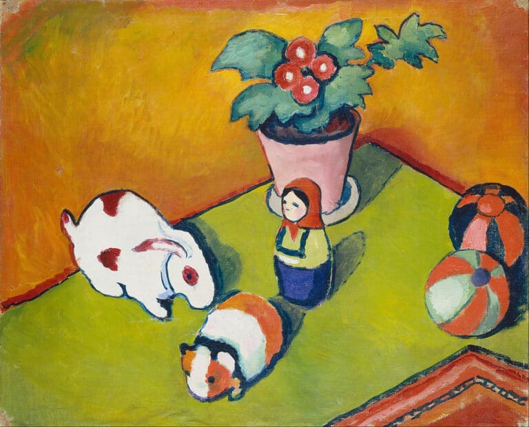 Les jouets du petit Walter – August Macke August Macke