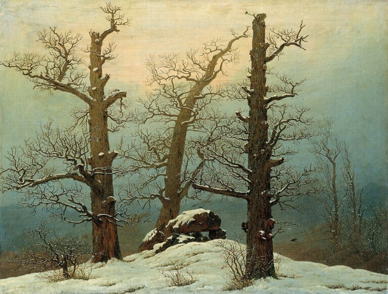 Dolmen sous la neige – Caspar David Friedrich Caspar David Friedrich