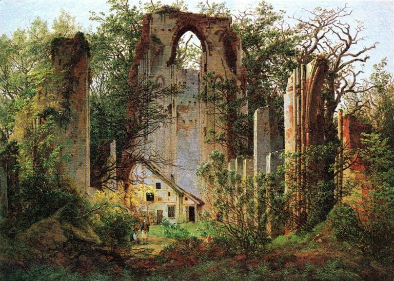 Les Ruines d’Eldena – Caspar David Friedrich Caspar David Friedrich