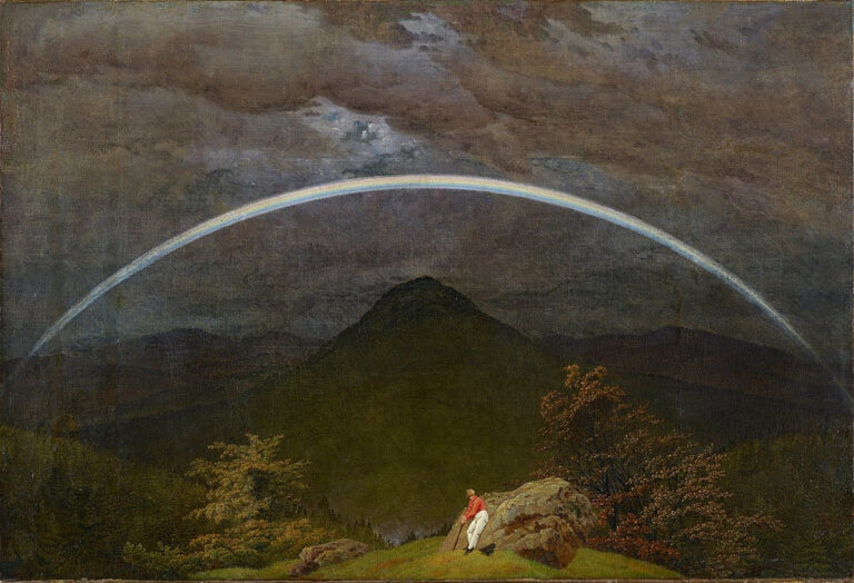 Paysage de montagne avec arc-en-ciel – Caspar David Friedrich Caspar David Friedrich