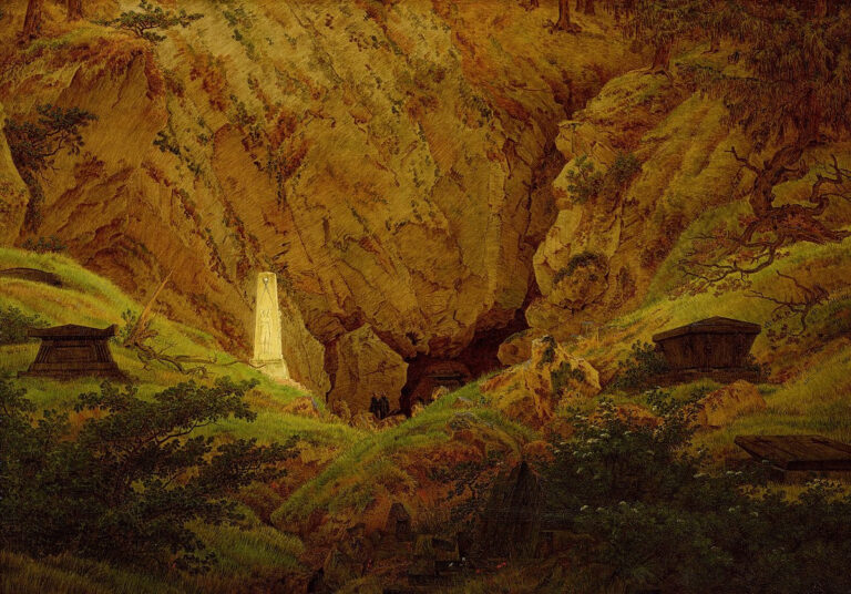 Tombes de Freiheitskrieger en baisse – Caspar David Friedrich Caspar David Friedrich