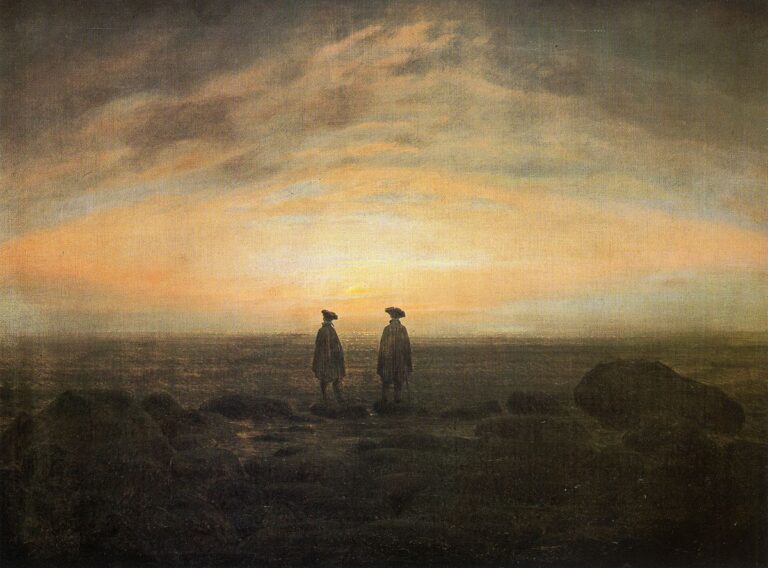 Deux Hommes au bord de la mer – Caspar David Friedrich Caspar David Friedrich