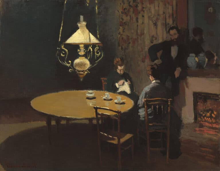 Intérieur, Après dîner – Claude Monet Claude Monet