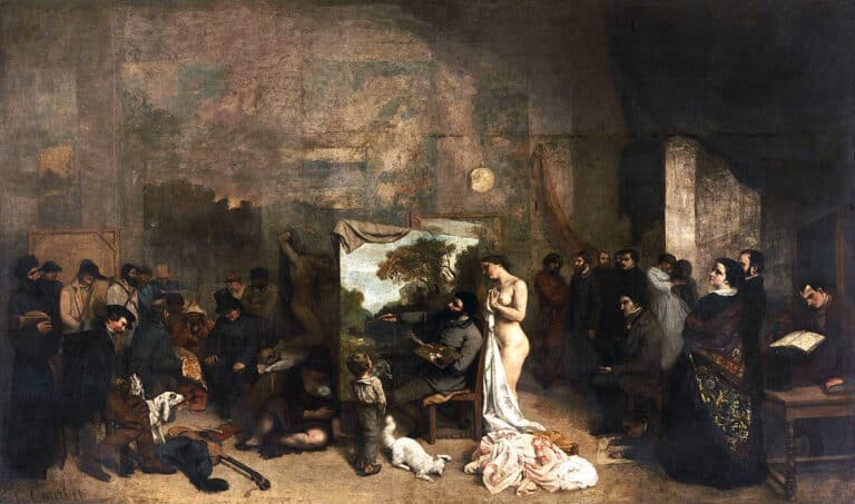 L’Atelier du peintre – Gustave Courbet Gustave Courbet