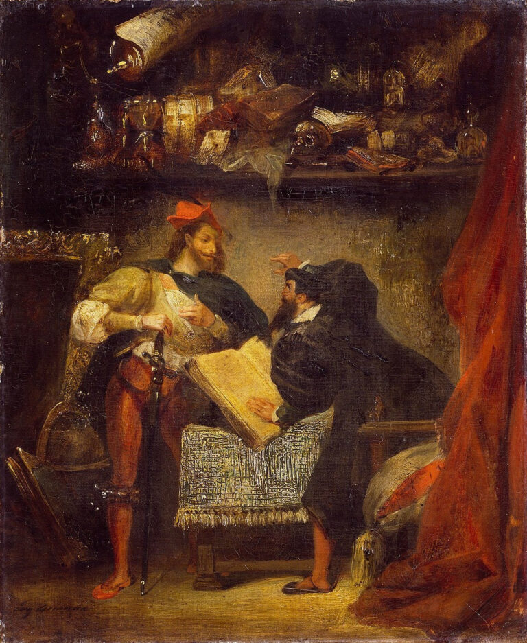 Faust et Méphistophélès – Eugène Delacroix Eugène Delacroix