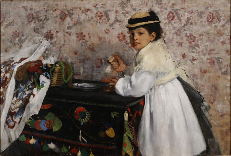 Portrait d’Hortense Valpincon enfant – Edgar Degas Edgar Degas