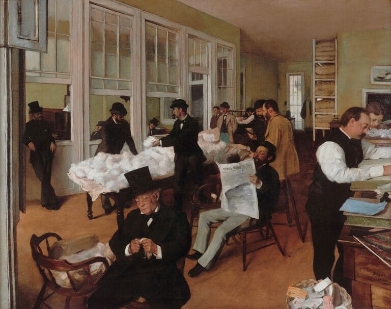 Le Bureau de coton à La Nouvelle-Orléans – Edgar Degas Edgar Degas