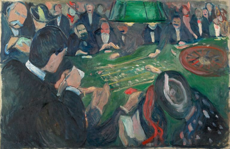 À la table de roulette à Monte Carlo – Edvard Munch Edvard Munch