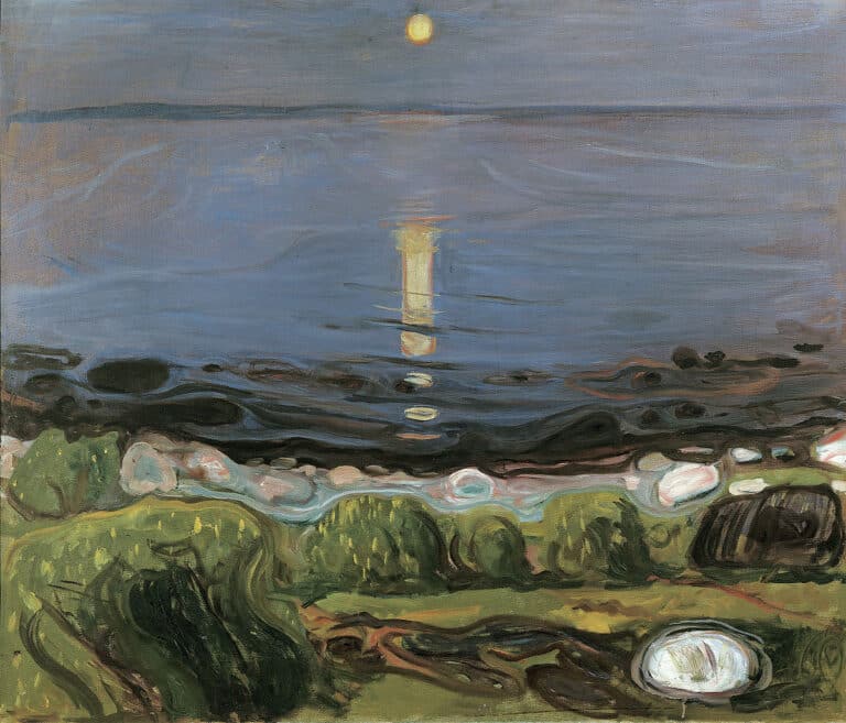 Nuit d’été sur la plage – Edvard Munch Edvard Munch